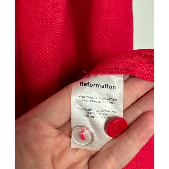 NWOT Reformation Orzo Two Piece Linen set - Picture 11 of 15